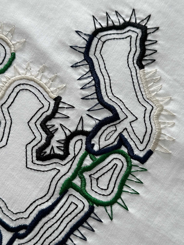 ブランドTシャツ素材ディテール